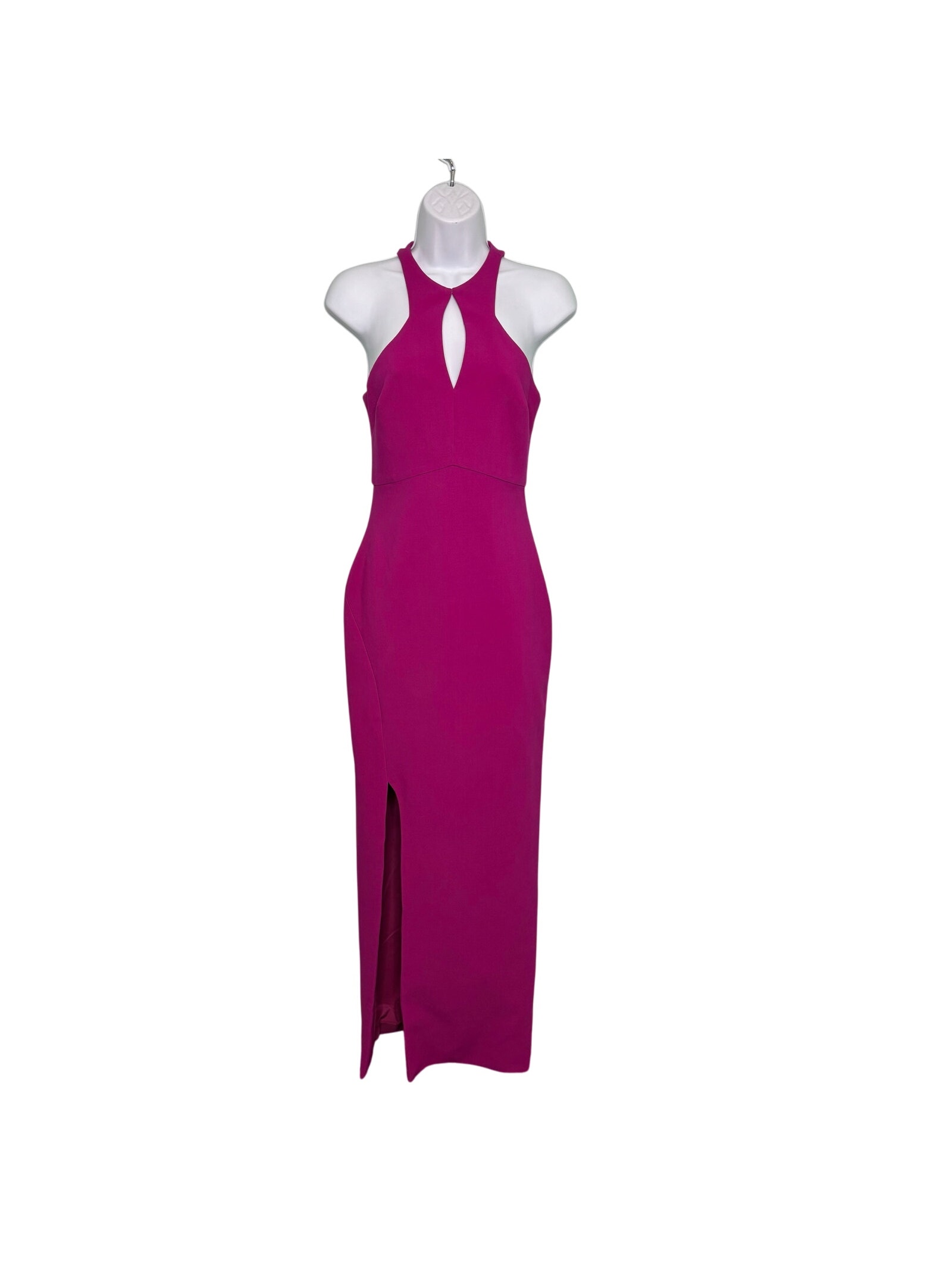 Likely Revolve Elton Keyhole Neckline Side Slit Maxi Gown Sleeveless Orchid 0